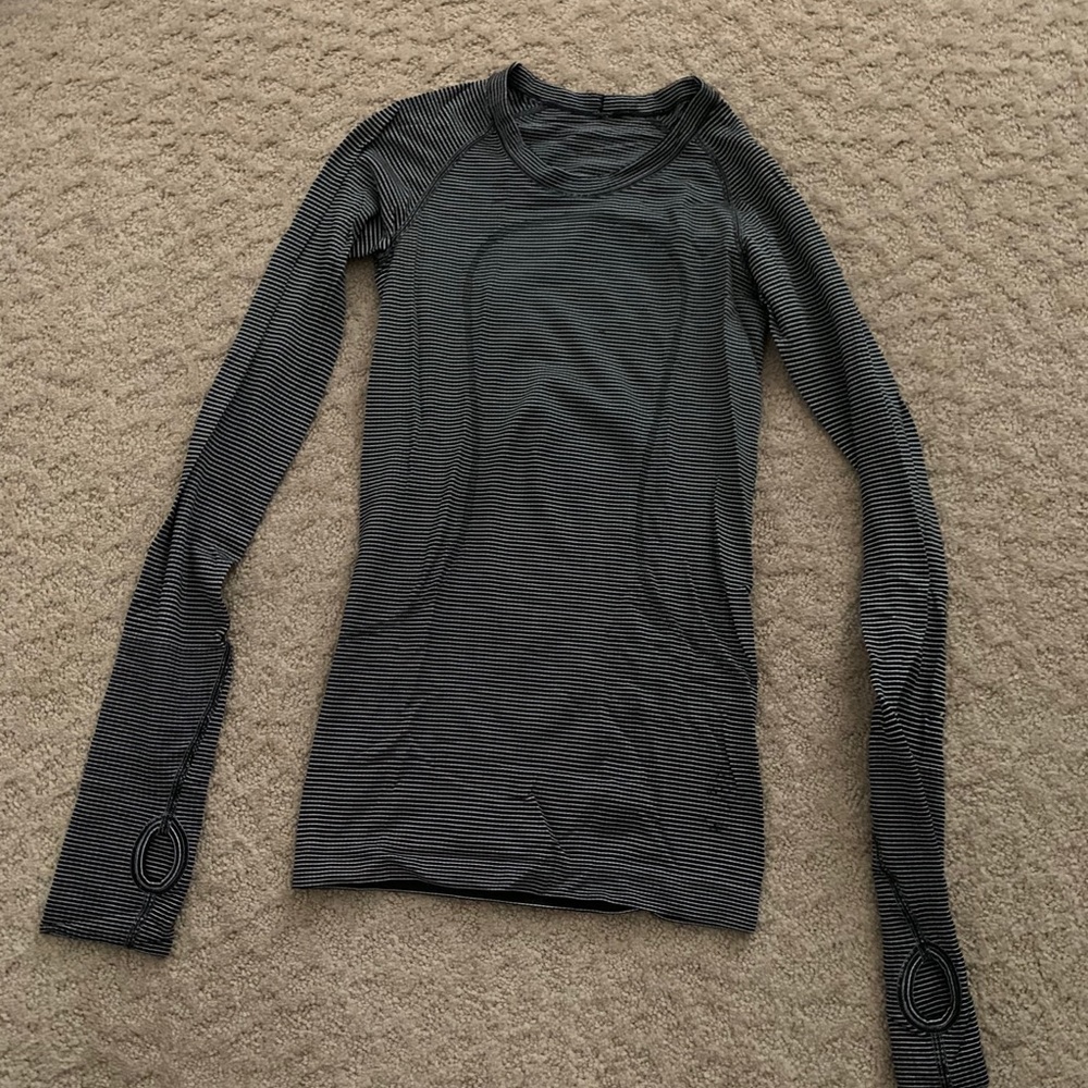 Lululemon stripe long sleeve